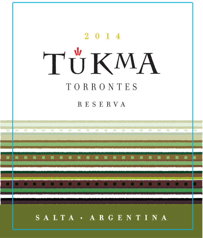 Tukma Torrontes Reserva Front Label