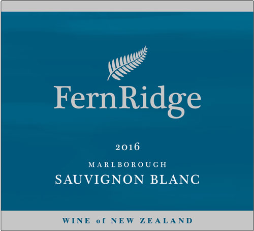Fern Ridge Marlborough Sauvignon Blanc Label